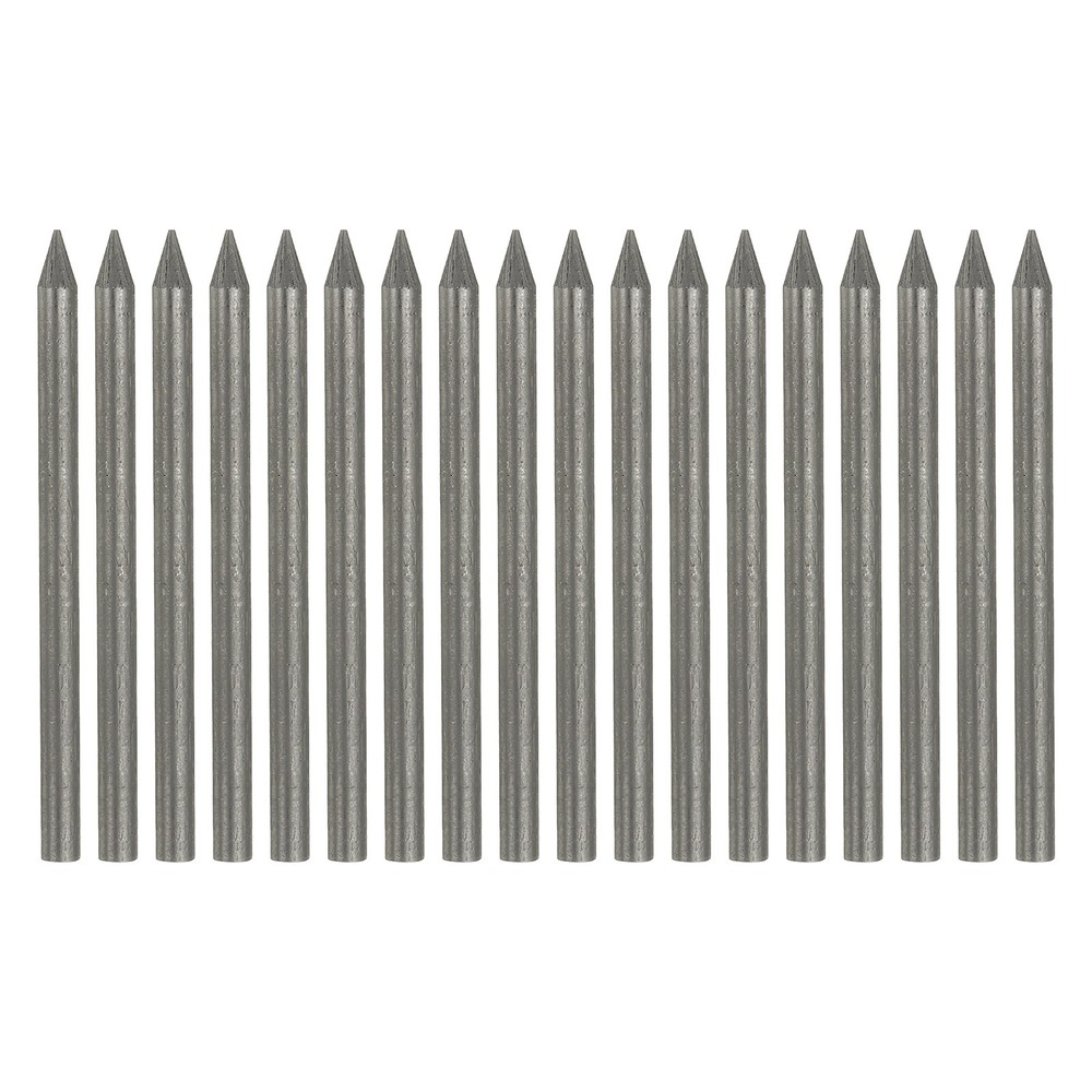 18Pcs 5.6mm 6B Carpenter Pencil Lead Refills for Art Drafting, Black