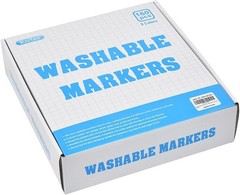 Washable Markers Bulk Pack – 8 Colors, Fine Point, Perfect for Kids’ Crafts