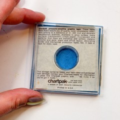 Light BLUE Chartpak Pressure Sensitive Graphics Tape 1/16″ 6215