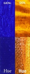 YInMn Blue + Quinacridone Gold – New Age Hue Complimentary Oil Paint Set – 50ml