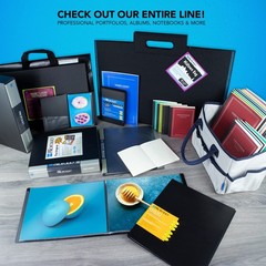 Itoya ProFolio Evolution 9×12 Black Photo Album Book 9 x 12 inches,
