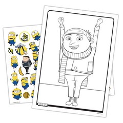 Minions Rise of Gru Despicable Me 48-Page Coloring and Small, Multicolor