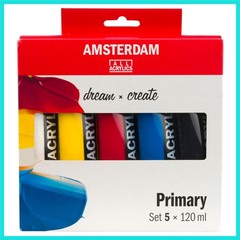 Standard Series acrylic paint primary set | 5 x 120 ml