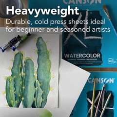 XL Series Watercolor Pad, Heavyweight White Paper, Foldover Binding, 30 Sheet…