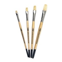 ZEM Brush Interlocked White Hog Bristle Grill V.138, Natural + Black