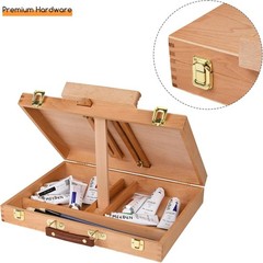Tabletop Easel for Painting, Art Sketchbox 17 x 13 x 16 inches, HBX-6