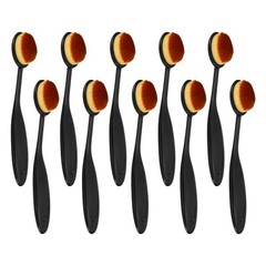 PATIKIL Blending Brushes for Crafts, 10 5.91 x 0.79 inch, Black (Brown Hair)
