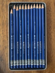 Blick Studio Drawing Pencils 12 Pack, Metal Case Lightly Used