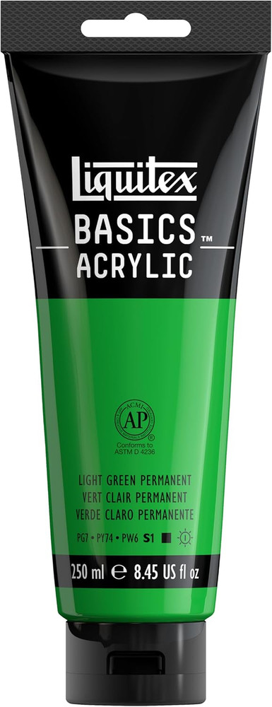 BASICS Acrylic Paint, 118Ml (4-Oz) Tube, Titanium White