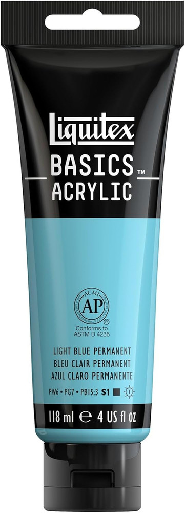BASICS Acrylic Paint, 118Ml (4-Oz) Tube, Titanium White