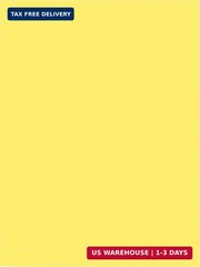 Prang (Formerly SunWorks) Construction Paper, Yellow, 9″ x 12″, 50 Sheets
