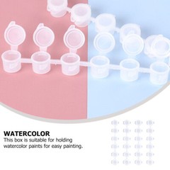 30Pcs Mini Empty Paint Cups Paint Storage Containers Plastic Paint