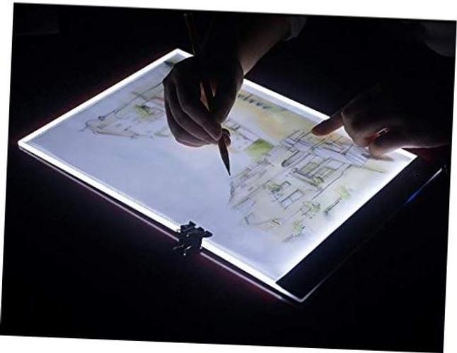 Ultra-Thin Portable A4 LED A4 (13*8.5 inch) light pad + 100pcs Tracing Paper