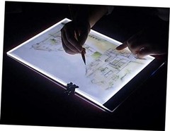 Ultra-Thin Portable A4 LED A4 (13*8.5 inch) light pad + 100pcs Tracing Paper