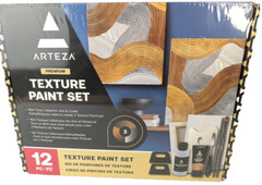 NEW Arteza PremiumTexure Paint Set 12 Piece Set For 2 Paintings