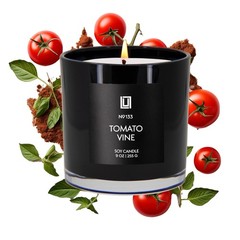 Lulu Candles | Tomato & Vine | Smells Fresh & Green | Luxury 9 Oz., Soy
