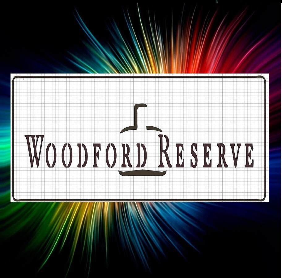 WOODFORD RESERVE CUSTOM LOGO, AIRBRUSH, PAINT, TEMPLATE, ART STENCIL
