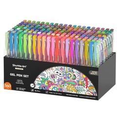 360 Gel Pen Set for Doodling – 180 Colors + 180 Refills