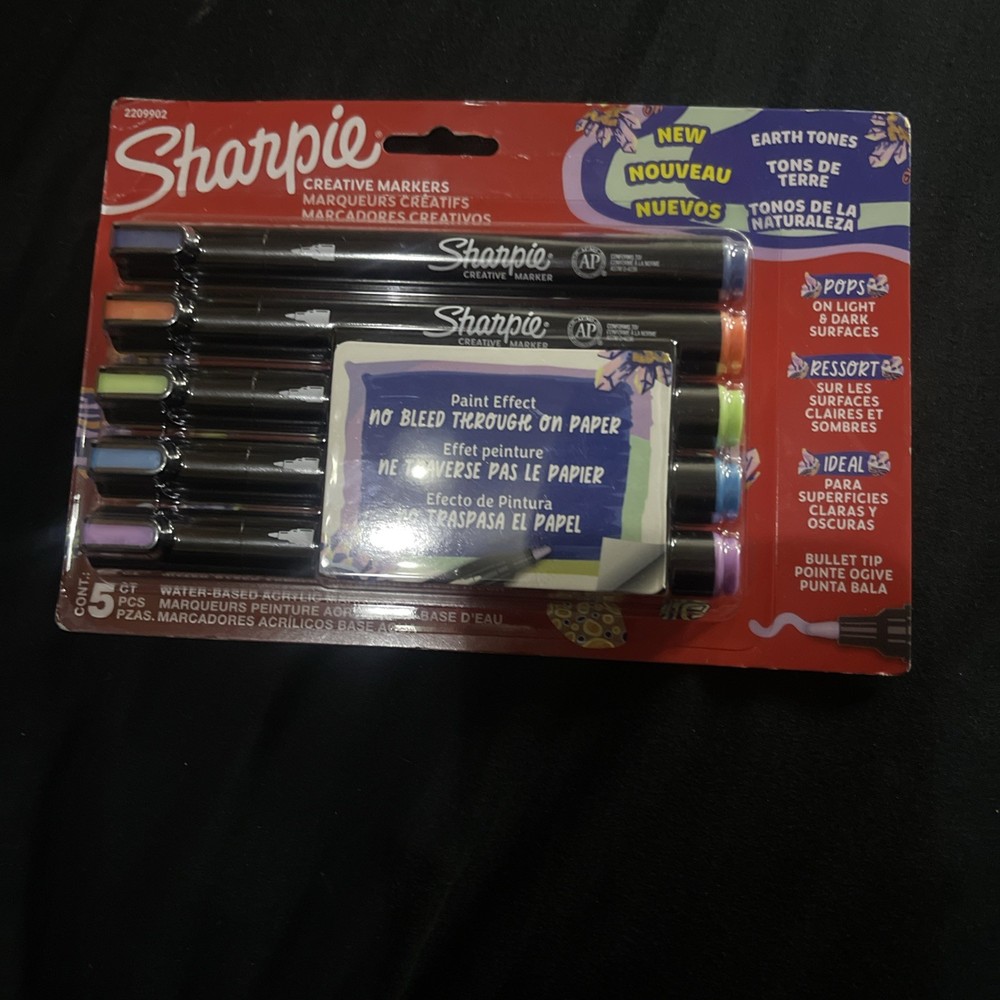 Sharpie Creative Markers, Earth Tones, Glowing Tropics, Office Product