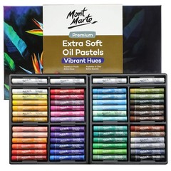 Extra Soft Oil Pastels 52pc, Assorted Bright Colors, Vibrant and Buttery, Ver…