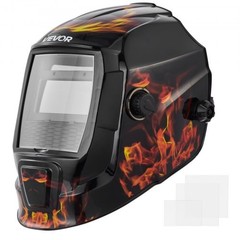Welding Helmet Auto Darkening, 3.66″ x 1.69″ True Color Welding Hood, Solar-…