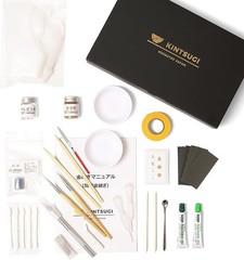 Japanese Kintsugi Beginner Repair Kit Gold Wabi Sabi Traditional Craft Art NEW