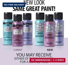 FolkArt Color Shift Acrylic Paint in Assorted Colors (2 ounce), Pink Flash