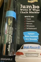 PARKER & BAILEY Jumbo Write N’Wipe Chalk Marker(glass,mirrors,windows,ceramics.)