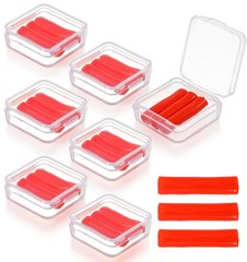 18PCS Diamond Art Wax Refills, 1 Inch Soft Glue 1 Inch, red