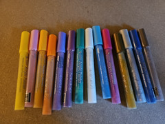 STA Acrylic Paint Markers 14 Pack Waterproof Permanent Multi Colour Pens