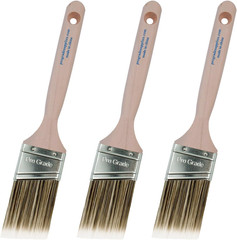 New 3 Pack 2″ Angle Paint Brushes Latex Oil Fast Shipping