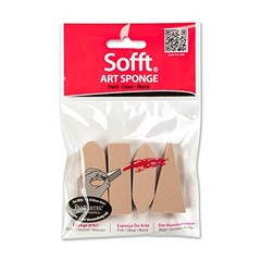Sofft Artist Tools by GOLDEN, Mixed Sponge Bars, Professional Artist Pack of 4