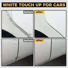 Jumbo Tire Marker White – 4 Pack 15mm Wide Tip Paint Pens for Car Tires Lette…