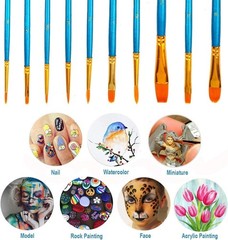 Multi-Purpose 20PCS Paint Brush Set for All Artistic Needs – Perfect for Gifting