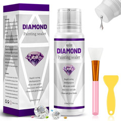 Diamond Painting Sealer 120Ml,Diamond Art Accessories,Diamond Art Glue with Sili