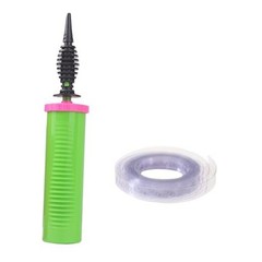 Balloon Pump Handheld Two-Way Dual Action Green Pump 1 Unit & 1 Balloon Vine