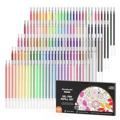 140 Gel Pen Refills – 7 Color Types for Coloring, Drawing, Doodling,