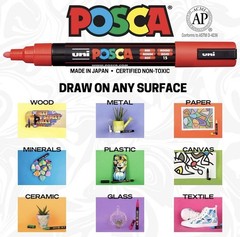 uni POSCA Paint Markers PC-3M ~ 16 colors ~ size .09-1.13mm ~ Brand NEW ~