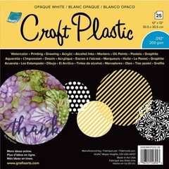 Plastic, Durable and Archival Film, Perfect for DIY Crafts, Stencils, Journal…