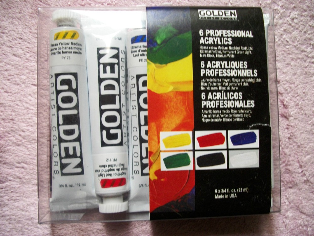 Golden 6 tubes – 22ml Acrylic Paints