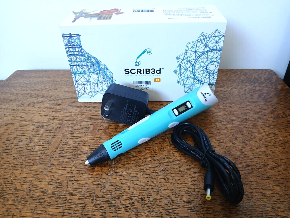 SCRIB3D P1 3D Printing Pen ONLY With Power Supply – TESTED