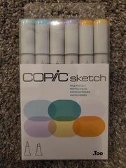 Copic Markers Sketch Marker 6/Pkg Pale Pastels