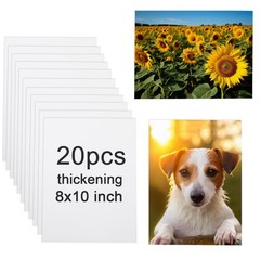 20 Pcs Sublimation Metal Photo Blanks 8″X10″ X0.45mm Aluminum Photo Sign Blan…