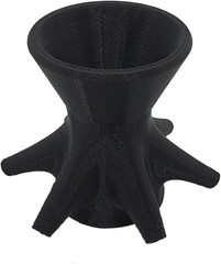 1Pc Black Flower Pouring Cup,Painting Funnel,7 Legs 0.25 Liters,