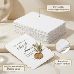 400 GSM / 25 Sheets Rough Textured Watercolor Paper for Painting, Drawing & Sket