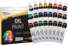 US ART SUPPLY 63 Piece Kit Premium Oil Artist Set Wooden Easel Carrying Case +