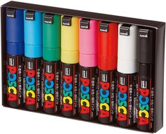 mitsubishi pencil Posca PC-8K 8color PC-8K.8C ×3