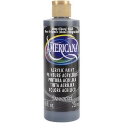 DecoArt DA067-9 Americana Acrlics, 8-Ounce, Lamp 8 Fl Oz (Pack of 1), Black