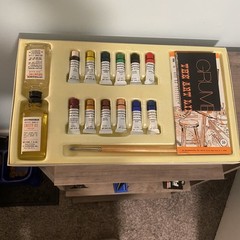 Vintage Grumbacher Gainsborough Artists Oil Color Set #309 Original Box Complete