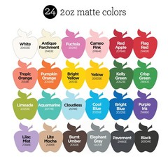 , Mate Acrylic Craft Paint Kit, ABCAMP24, 36 paints (2 fl oz each)